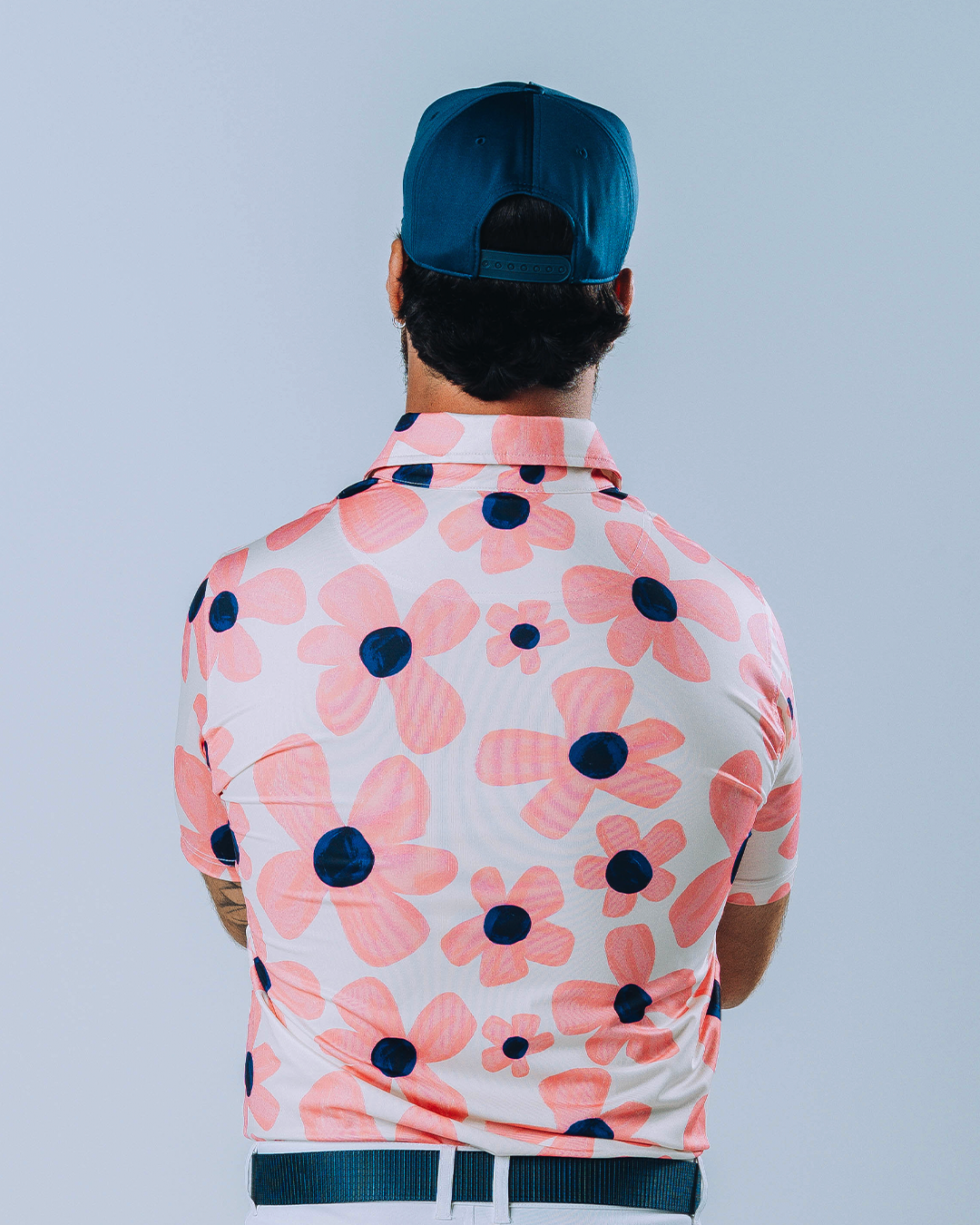 Big Floral Performance Polo