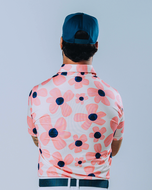 Big Floral Performance Polo