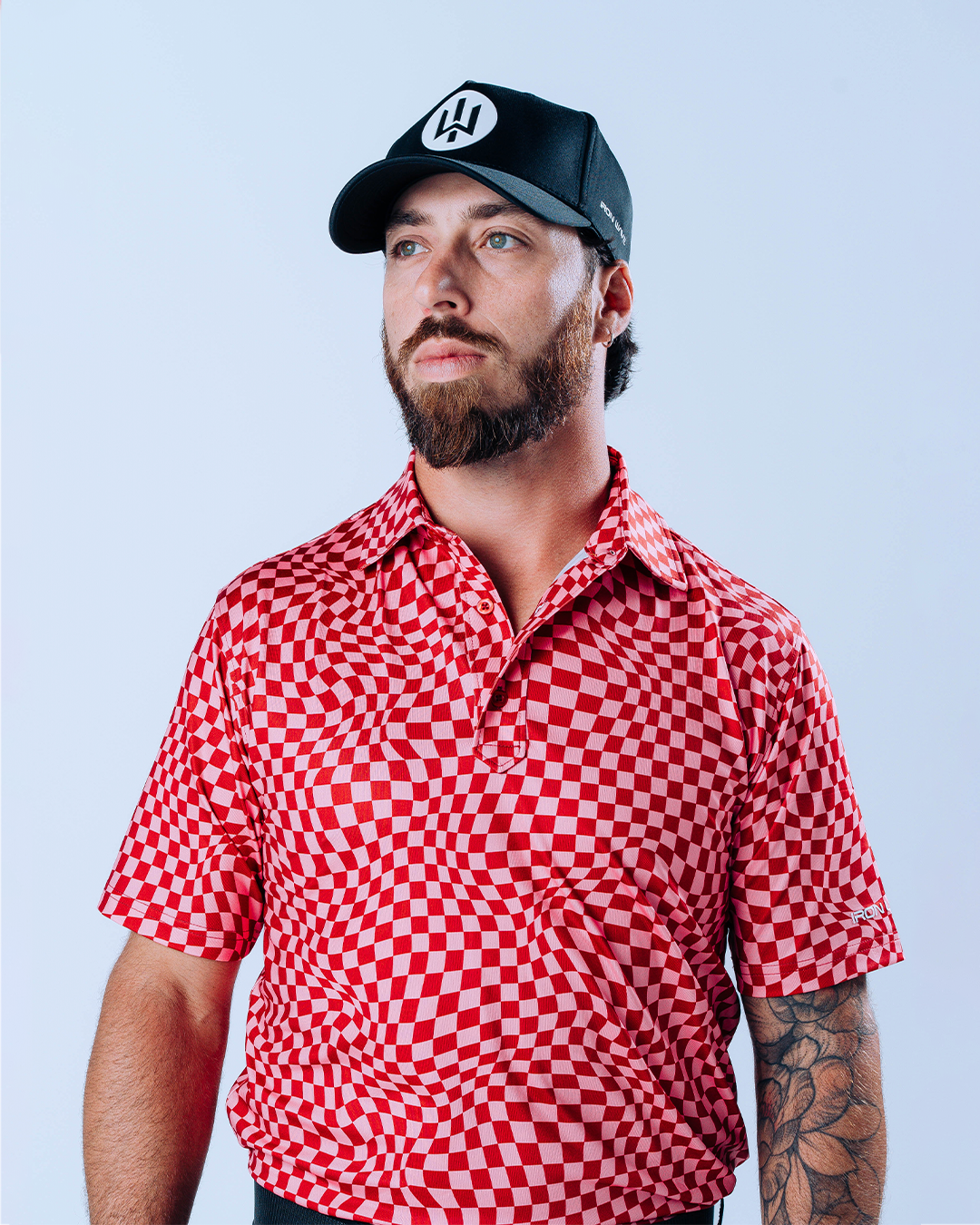 Checkered Performance Polo