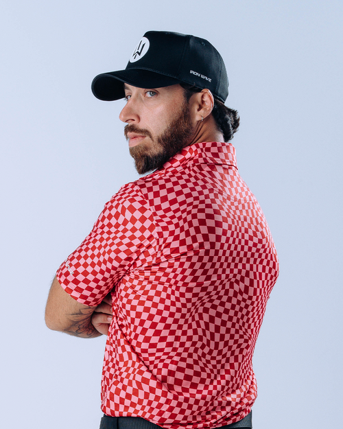 Checkered Performance Polo