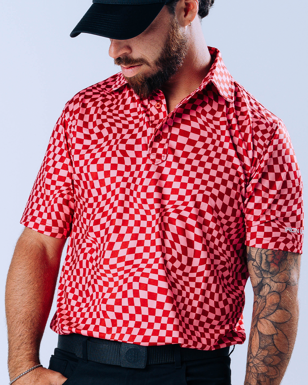 Checkered Performance Polo