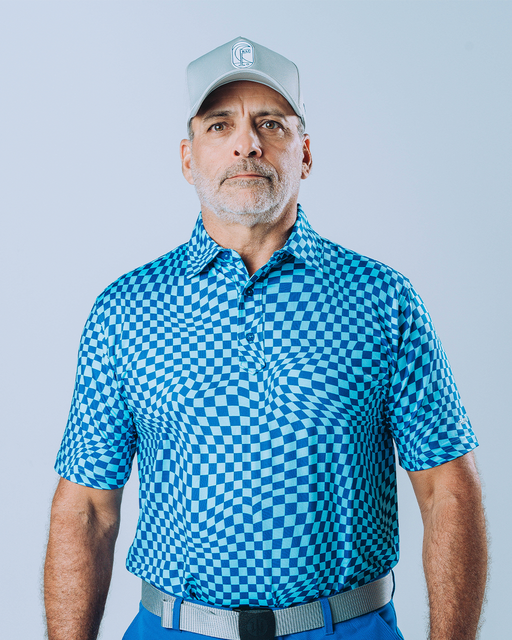 Checkered Performance Polo